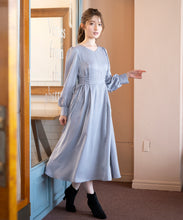 画像をギャラリービューアに読み込む, ピーチサテンサイドレースアップワンピース/MM337426