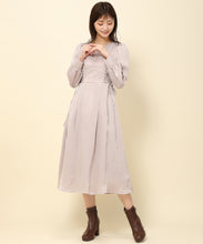 画像をギャラリービューアに読み込む, ピーチサテンサイドレースアップワンピース/MM337426