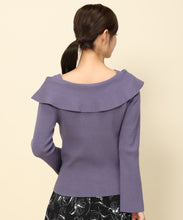 画像をギャラリービューアに読み込む, リボンケープカラーニット/MM338316