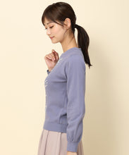 画像をギャラリービューアに読み込む, すずらんパール刺繍ニット/MM338317