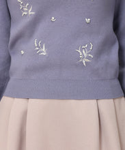画像をギャラリービューアに読み込む, すずらんパール刺繍ニット/MM338317