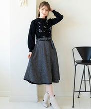 画像をギャラリービューアに読み込む, すずらんパール刺繍ニット/MM338317