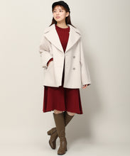 画像をギャラリービューアに読み込む, 中空糸ニットメルトンミドルコート/MM338601