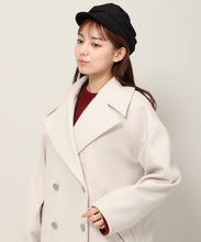 画像をギャラリービューアに読み込む, 中空糸ニットメルトンミドルコート/MM338601