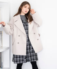 画像をギャラリービューアに読み込む, 中空糸ニットメルトンミドルコート/MM338601