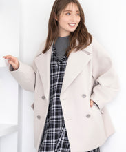 画像をギャラリービューアに読み込む, 中空糸ニットメルトンミドルコート/MM338601