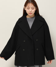 画像をギャラリービューアに読み込む, 中空糸ニットメルトンミドルコート/MM338601