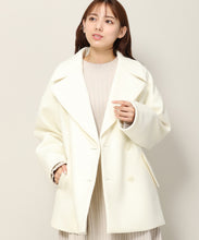 画像をギャラリービューアに読み込む, 中空糸ニットメルトンミドルコート/MM338601
