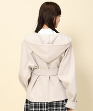 画像をギャラリービューアに読み込む, 中空糸ニットメルトンフードコート/MM338602