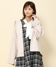 画像をギャラリービューアに読み込む, 中空糸ニットメルトンフードコート/MM338602