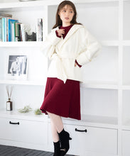 画像をギャラリービューアに読み込む, 中空糸ニットメルトンフードコート/MM338602