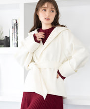 画像をギャラリービューアに読み込む, 中空糸ニットメルトンフードコート/MM338602