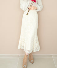 画像をギャラリービューアに読み込む, モールレースマーメイドスカート/MM347203