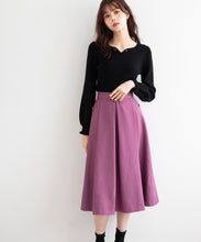 画像をギャラリービューアに読み込む, タックフレアサーキュラースカート/MM347207