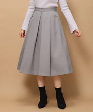 画像をギャラリービューアに読み込む, タックフレアサーキュラースカート/MM347207