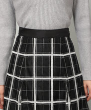 画像をギャラリービューアに読み込む, ラメ刺繍チェックスカート/MM347212