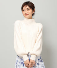 画像をギャラリービューアに読み込む, ハイネックボリュームスリーブニット/MO33N04