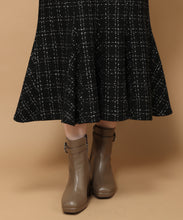 画像をギャラリービューアに読み込む, ラメツイードビスチェ風ドッキングワンピース/MM347403