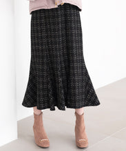 画像をギャラリービューアに読み込む, ラメツイードビスチェ風ドッキングワンピース/MM347403