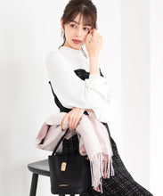 画像をギャラリービューアに読み込む, ラメツイードビスチェ風ドッキングワンピース/MM347403