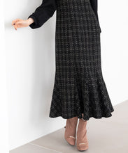 画像をギャラリービューアに読み込む, ラメツイードビスチェ風ドッキングワンピース/MM347403