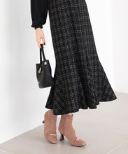 画像をギャラリービューアに読み込む, ラメツイードビスチェ風ドッキングワンピース/MM347403