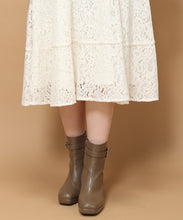 画像をギャラリービューアに読み込む, レース袖コンシャスワンピース/MM347406