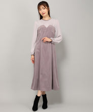 画像をギャラリービューアに読み込む, ベロアビスチェワンピース/MM347409