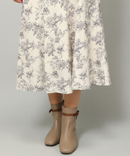 画像をギャラリービューアに読み込む, ハイネックタイ付きフラワーワンピース/MM347410