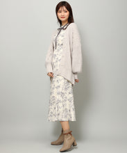 画像をギャラリービューアに読み込む, ハイネックタイ付きフラワーワンピース/MM347410