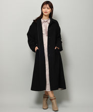 画像をギャラリービューアに読み込む, ハイネックタイ付きフラワーワンピース/MM347410