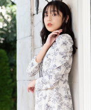 画像をギャラリービューアに読み込む, ハイネックタイ付きフラワーワンピース/MM347410