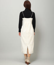 画像をギャラリービューアに読み込む, カットジャガードフリンジキャミワンピース/MM347420