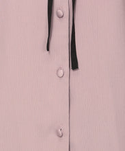 画像をギャラリービューアに読み込む, ハンマーサテン配色ボウタイブラウス/MM348101