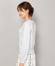 画像をギャラリービューアに読み込む, フラッフィー丸首ビジューニット/MM348303