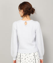 画像をギャラリービューアに読み込む, フラッフィー丸首ビジューニット/MM348303