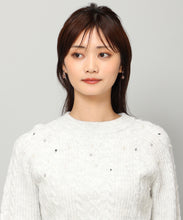 画像をギャラリービューアに読み込む, フラッフィーケーブルビジューニット/MM348305