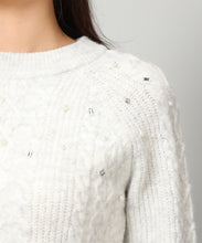 画像をギャラリービューアに読み込む, フラッフィーケーブルビジューニット/MM348305