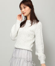 画像をギャラリービューアに読み込む, フラッフィーケーブルビジューニット/MM348305