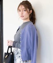 画像をギャラリービューアに読み込む, ベーシックビジューカーディガン/MM348406