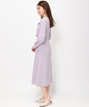 画像をギャラリービューアに読み込む, ジュイ柄ボウタイニットワンピース/MM417401