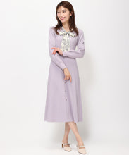 画像をギャラリービューアに読み込む, ジュイ柄ボウタイニットワンピース/MM417401