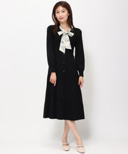 画像をギャラリービューアに読み込む, ジュイ柄ボウタイニットワンピース/MM417401