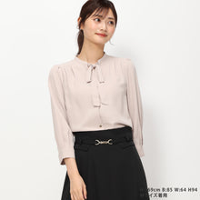 画像をギャラリービューアに読み込む, リボン取り外しタックブラウス/MM418111