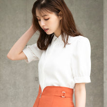 画像をギャラリービューアに読み込む, 襟刺繍ブラウス/MM418123