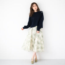 画像をギャラリービューアに読み込む, ビジュー釦クロップドスウェット/MM418202