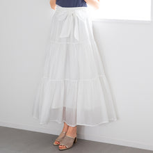 画像をギャラリービューアに読み込む, シアーティアードスカート/MM427208