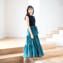 画像をギャラリービューアに読み込む, シアーティアードスカート/MM427208