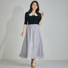 画像をギャラリービューアに読み込む, スパンコールシアースカート/MM427212