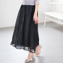 画像をギャラリービューアに読み込む, スパンコールシアースカート/MM427212